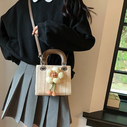 Women's Fashion Flower Handbag
