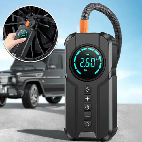 4 in 1 Cordless Jump Starter, Air Pump, Tyre Inflator and Power Bank