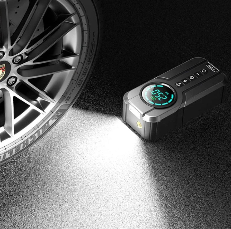 4 in 1 Cordless Jump Starter, Air Pump, Tyre Inflator and Power Bank