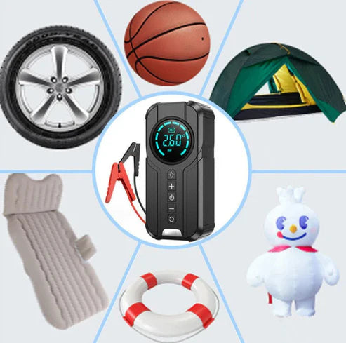4 in 1 Cordless Jump Starter, Air Pump, Tyre Inflator and Power Bank